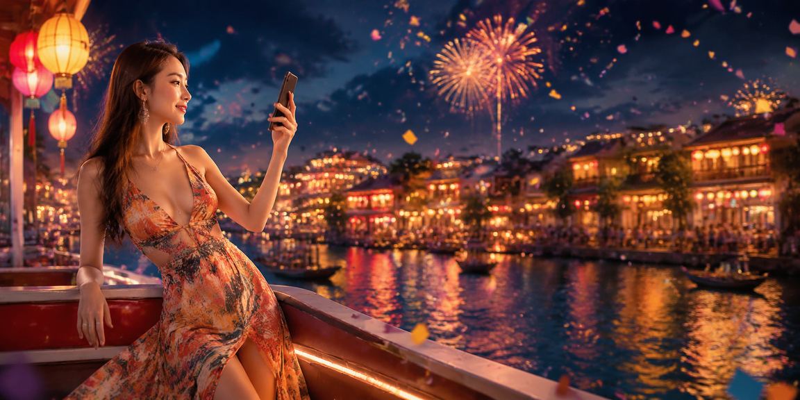 Người dùng Hà Nội nạp tiền và trải nghiệm game mới trong không khí đèn lồng rực rỡ